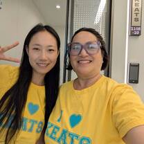 Me and my teacher at keats school 