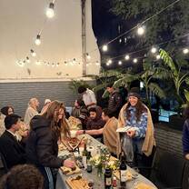 Terrace dinner with Mente folks from all over the world!