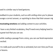 Facial Expression Lesson