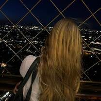 At the top of the Eiffel Tower 
