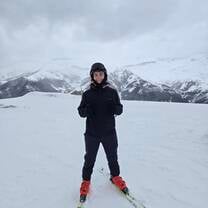 Skiing in the Alps