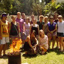 Group of myTEFL interns smiling together.