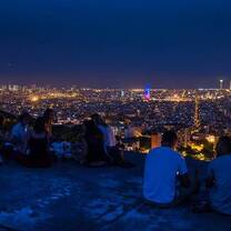 Dusk view of Barcelona
