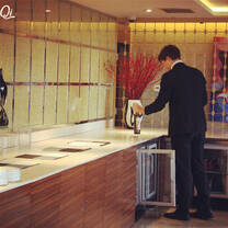 Former Intern preparing for a conference at an international hotel