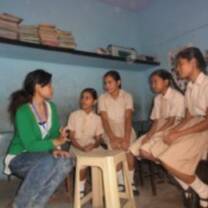 Volunteer in Girl Education Awareness Project 