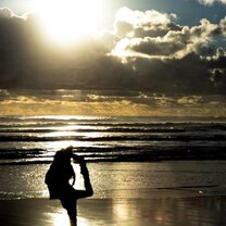 Gwenaelle sunset stretch Internships in New Zealand