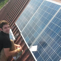Solar panels in Tanzania