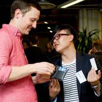 Networking at the Impact Hub SF