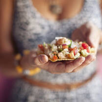 Ceviche is a local favorite food