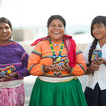 We regularly visit Leonarda on our tours and help her with programming