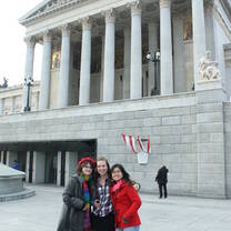 The Austrian Parliament- one stop during our field trip to Vienna