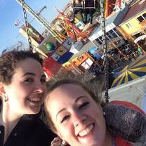 Fun, fun, fun at the Prater in Vienna during our 4-day field trip