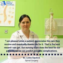 Bc. Lenka Šipulová, Charge nurse, pre-nursing/pre-health shadowing