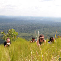 There's nothing like hiding in the grasslands of Kenya on a weekend excursion!