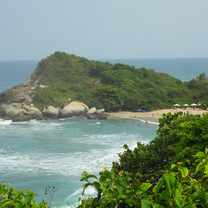 Beach in Colombia