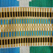 Typical Kente fabric in Ghana