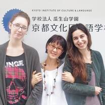 A group of students gathered 