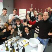 Wine testing at the Ecole Suisse Internationale in Paris