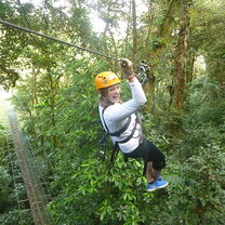 Ziplining through Monteverde