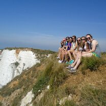 Beachy Head: chalk cliffs in East Sussex, England!