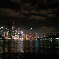 Downtown Brisbane at night