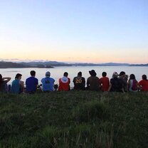 Sunset over Mimiwhangata, North Island New Zealand