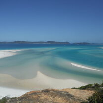 Whitehaven beach-- the Whitsundays