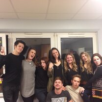 My last night in London with my new friends from all over the world.