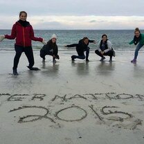 International Students at the Aran Islands