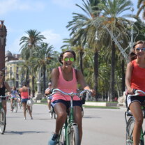 Biking in Barcelona!