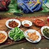 Dining in local homes