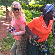 Dancing with the women in Mayindo