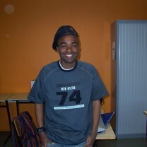 The shirt and a hat were a gift from my students...