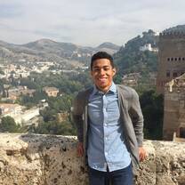 Picture taken at the Alhambra with a view of Albayzin.