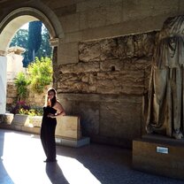 Taken after class in the Agora!