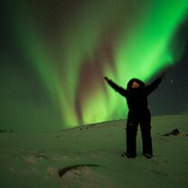 Northern Lights found in Abisko, Sweden during Fall Break #takemeback