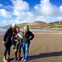A windy day at Inch Beach in Co. Kerry