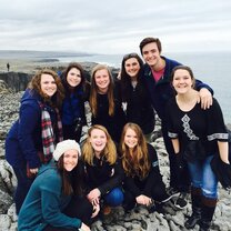 The group of us API Maynooth students traveled along the Wild Atlantic Way!