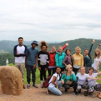 Group photo at Khao Yai National Park
