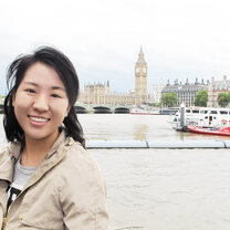 A picture with the iconic Big Ben and the house of Parliament!