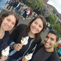 Joining whenever there's a free event/free food event on campus!