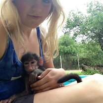 Baby Daisy. She arrived the day before I left but it was definitely the best day.