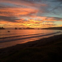 Bland Bay, Bay of Islands. Trip up the north island over Easter break, made for some beautiful sunrises along the way.