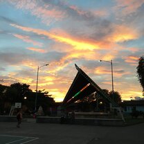The park in central Barva near Costa Rica TESOL