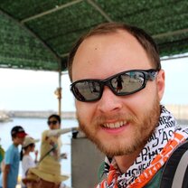 Me on Jeju, about to catch a ferry