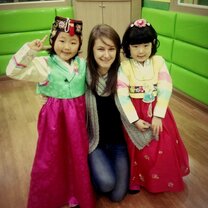 My kids in their traditional Hanbok.
