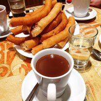 Churros con chocolate are life. Definitely a must try in Granada.