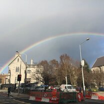 Rainbow in Dublin