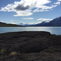 Looking out over Lago General Carrera