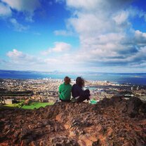 Top of Arthur's Seat, Edinburgh, Scotland